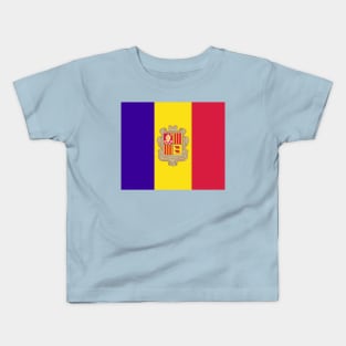 Andorra flag Kids T-Shirt